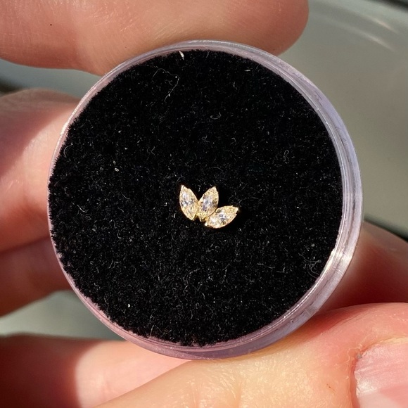 Anatometal Marquise Fan Threadless-end - Picture 10 of 11